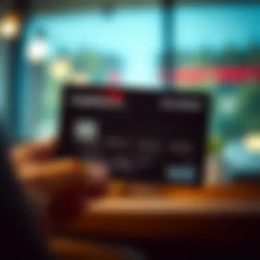 Application steps for acquiring a credit card