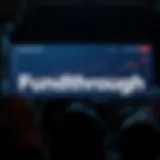 Visual representation of Fundthrough's funding rounds