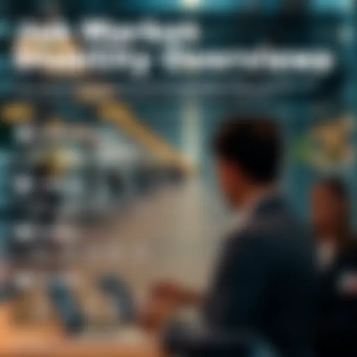 Job Market Stability Overview Infographic on job market stability in top investment areas