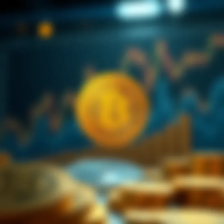 Conceptual image depicting investor sentiment towards bet coins