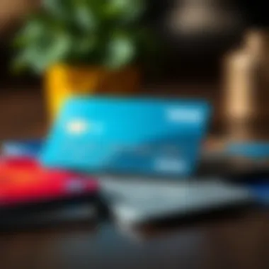 Visual representation of various types of business credit cards