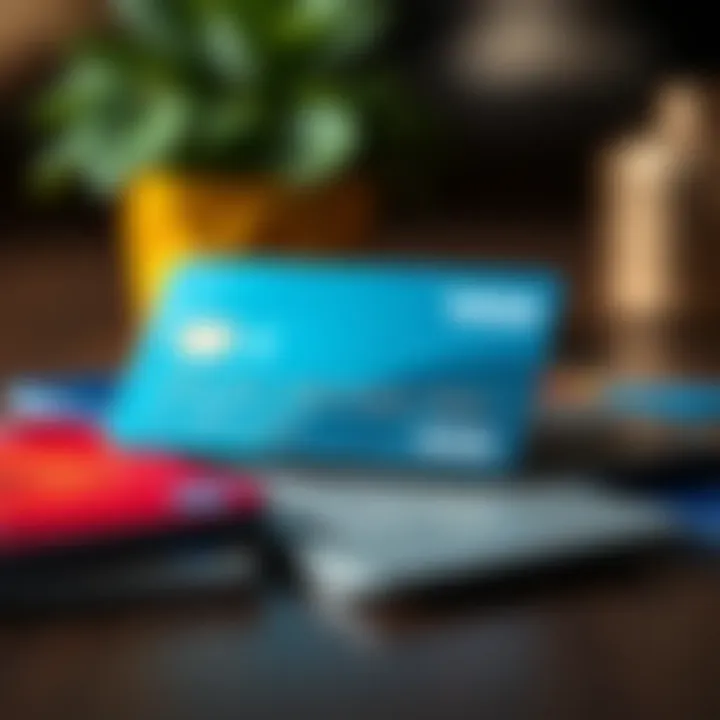 Visual representation of various types of business credit cards
