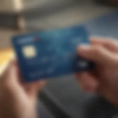 Illustration depicting the renewal process of a credit card