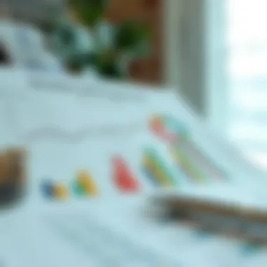 Chart showcasing income versus expenses