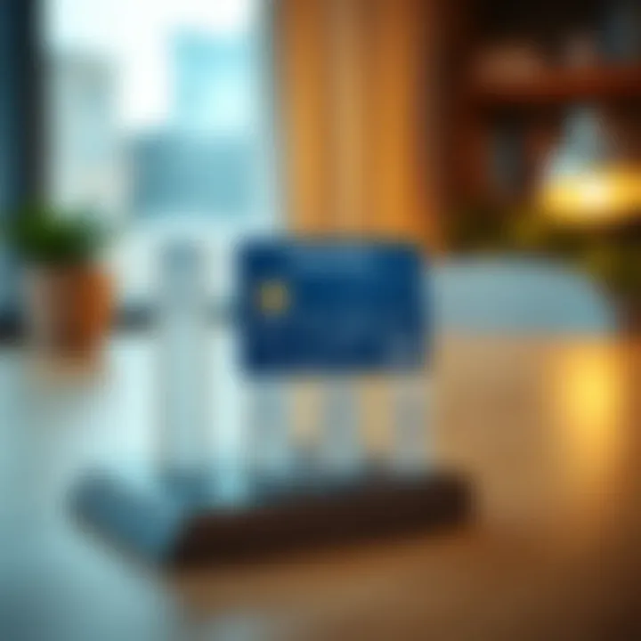 Diagram showcasing credit building through secured cards