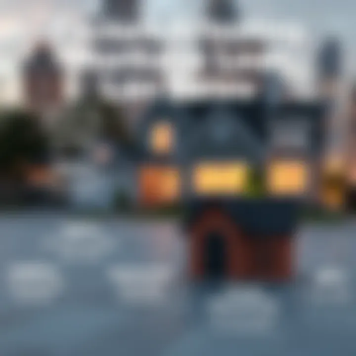 Infographic illustrating factors influencing mortgage rates