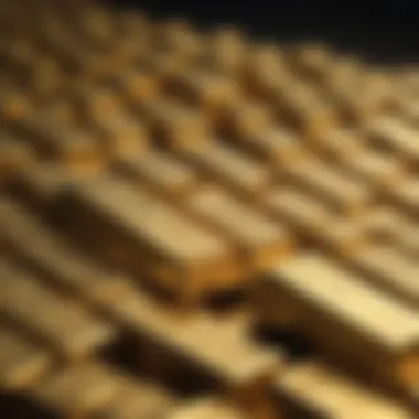 Fluctuations in Gold Prices Detailed chart showing fluctuations in gold prices