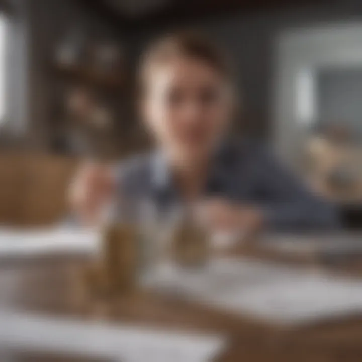 Visual representation of budgeting strategies for homebuyers