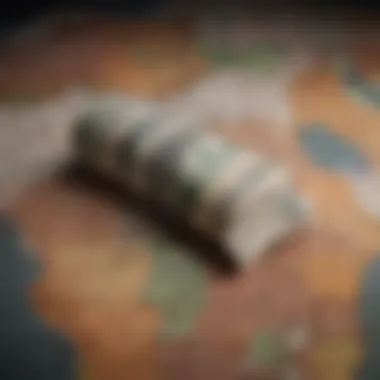 Geographic Distribution of African Currencies Map highlighting African countries with their currencies