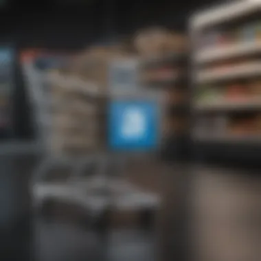Amazon Shopping Cart Featuring Afterpay Visual representation of Amazon shopping cart with Afterpay logo