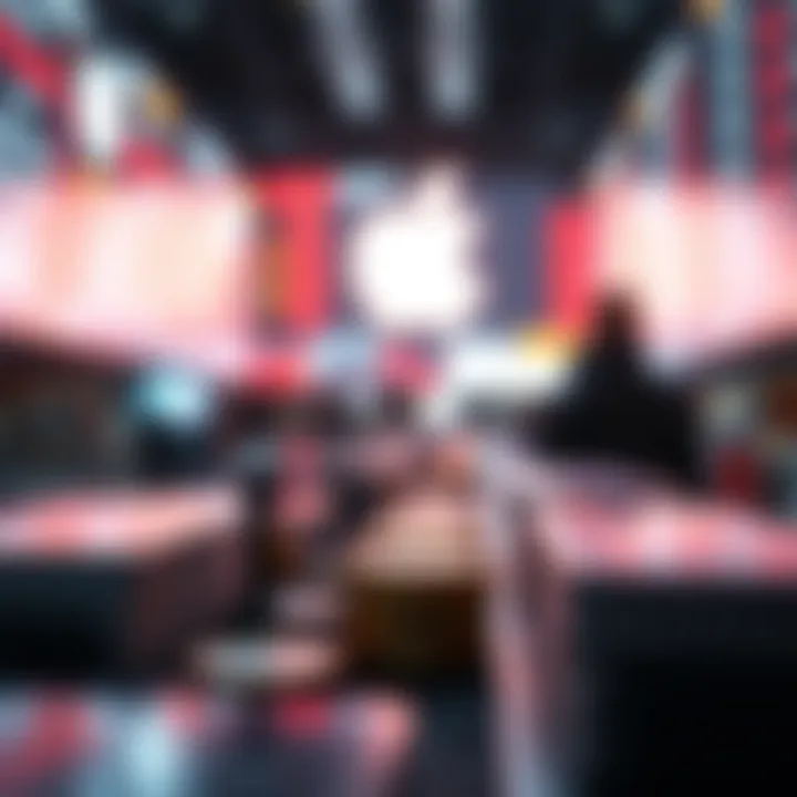 Comparative analysis of Apple stock and market trends