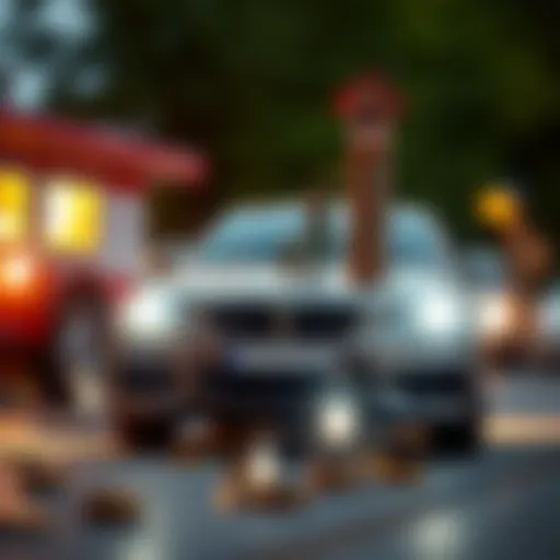 Conceptual representation of financial growth related to auto loans