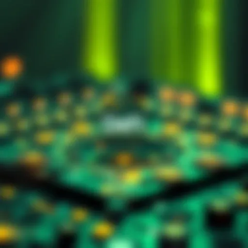 Conceptual representation of DeFi ecosystems
