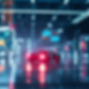 Future Trends in Leasing Technology Future trends in leasing technology visualized with futuristic graphics