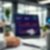 Innovative lease software interface showcasing financial analytics