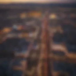 Aerial view of Las Vegas showcasing its vibrant skyline