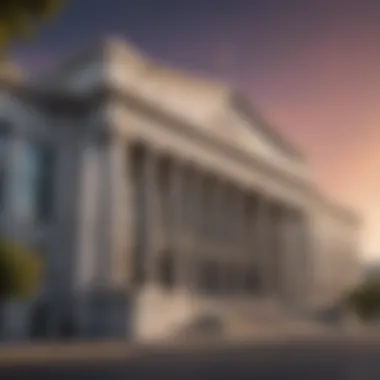 The Architectural Marvel of the US Treasury The US Treasury Building showcasing its architectural significance