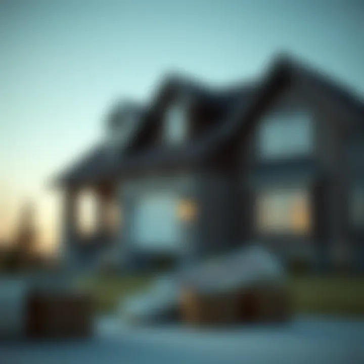 Visual representation of down payment