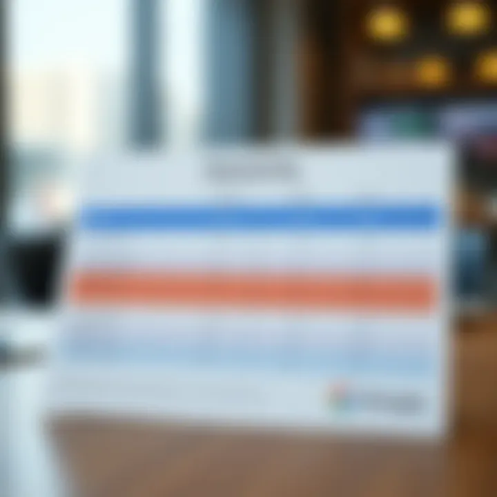 Comparison chart of Google Pay with other digital payment platforms