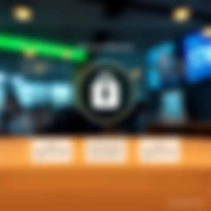 Infographic highlighting the security protocols of Google Pay