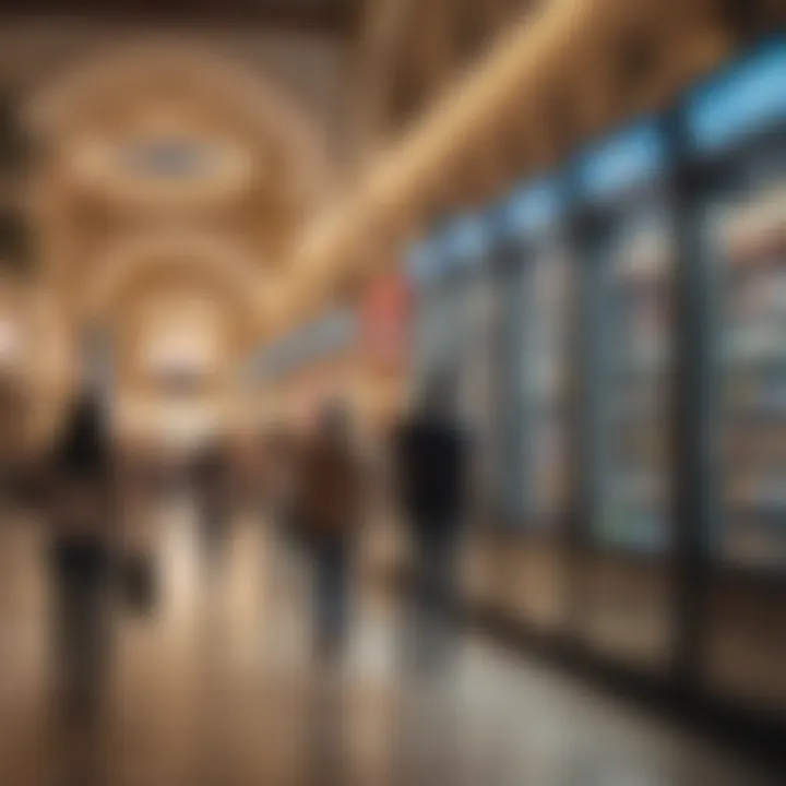 Tourists enjoying the Dubai Mall