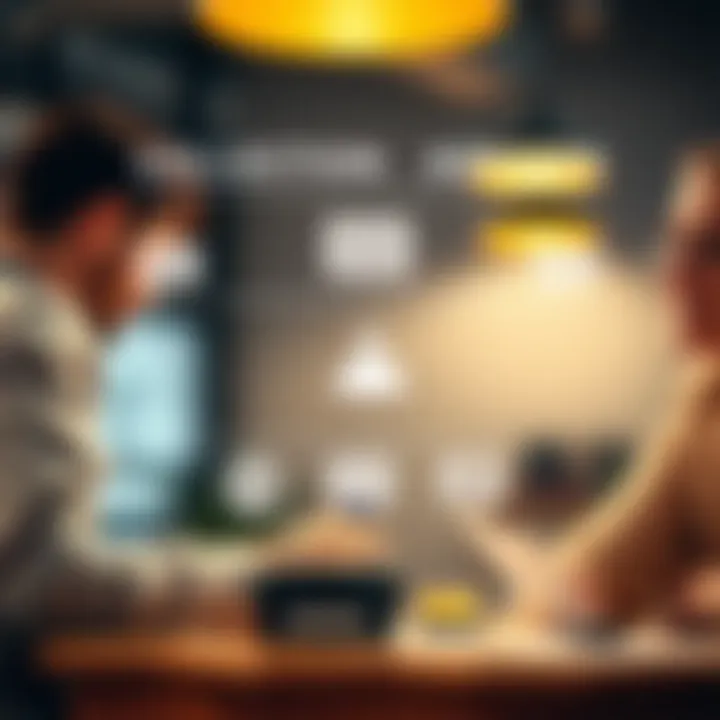 Diagram of communication between individuals and collection agencies