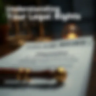 Graphic representing legal rights and documentation