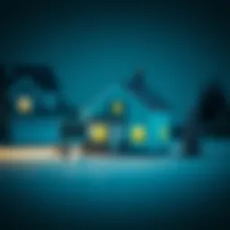 A conceptual depiction of credit scores impacting home loan approvals