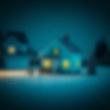 A conceptual depiction of credit scores impacting home loan approvals