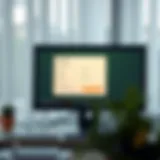 Computer screen displaying loan application