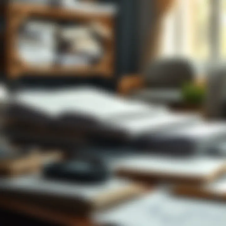 Document organization for loan application