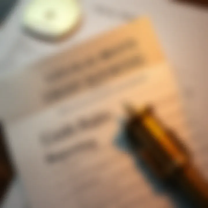 Legal Rights in Credit Reporting Legal document symbolizing rights related to credit reporting