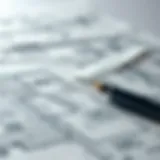 Blueprints of a new home