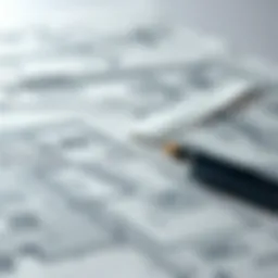 Blueprints of a new home