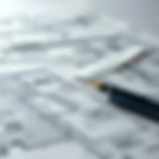 Blueprints of a new home