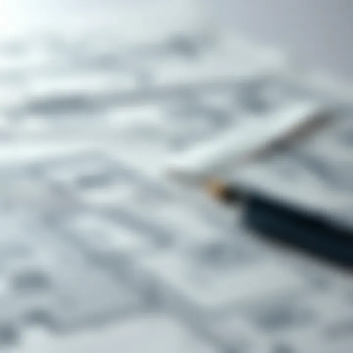 Blueprints of a new home