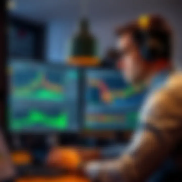 A trader analyzing market data using NinjaTrader 8