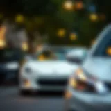 Visual representation of car loan refinancing options