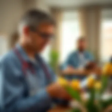 Visual representation of personal health management strategies