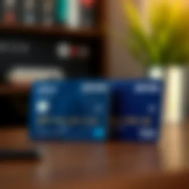 Illustrative comparison of secured and traditional credit cards