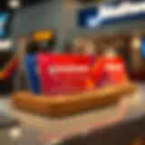 Southwest Airlines credit card display