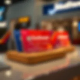 Southwest Airlines credit card display