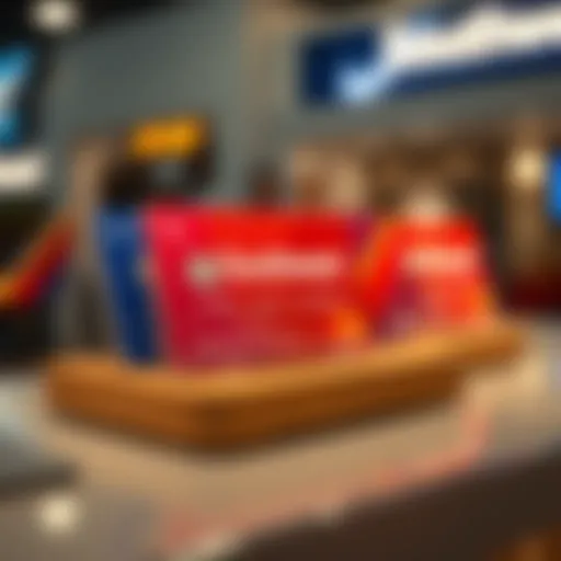 Southwest Airlines credit card display