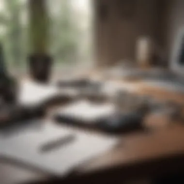 Tools for Effective Budget Management Budgeting tools displayed on a desk