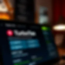 User interface of TurboTax software showcasing tax filing options