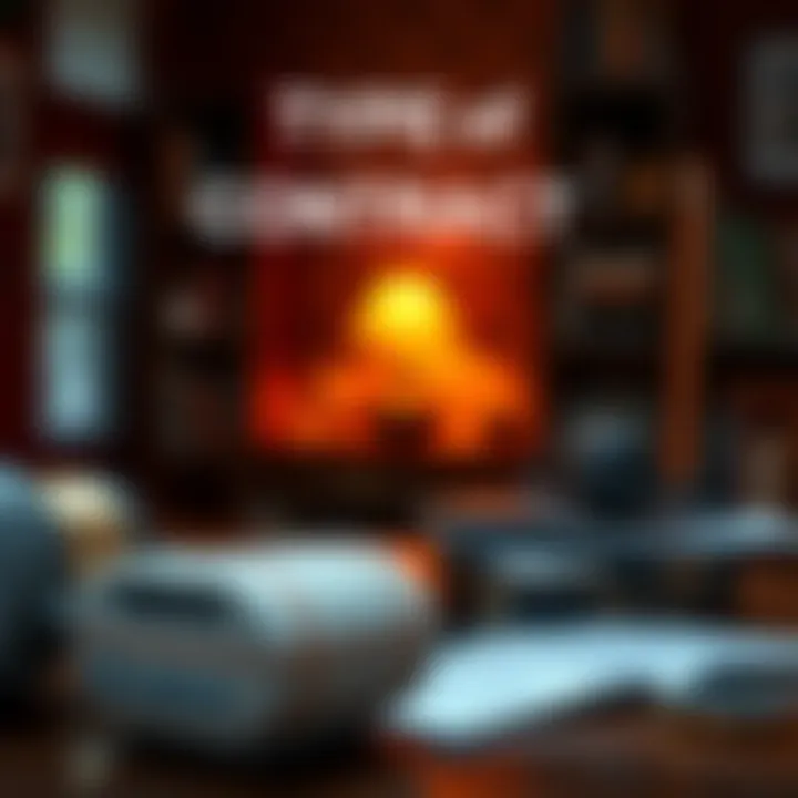 Different types of contracts visually represented