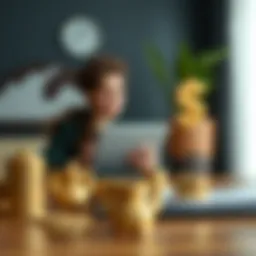 Conceptual illustration of credit limit understanding