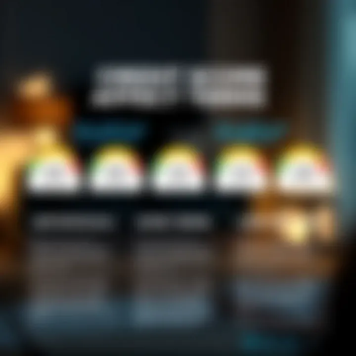 An infographic displaying the impact of credit scores on loan terms.