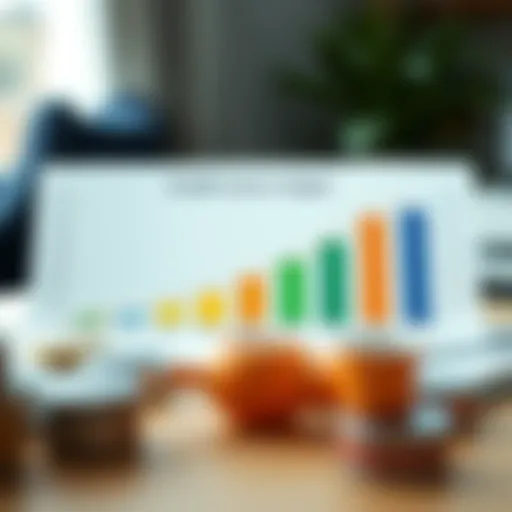 Credit Score Ranges for Mortgages A graph illustrating the range of credit scores required for different mortgage types.