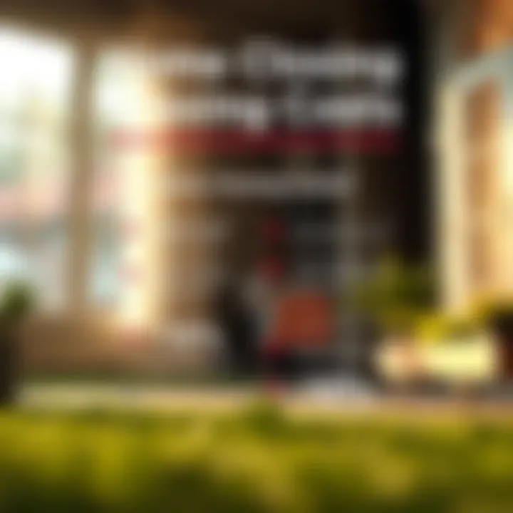 Breakdown of Home Closing Costs An infographic illustrating the breakdown of home closing costs